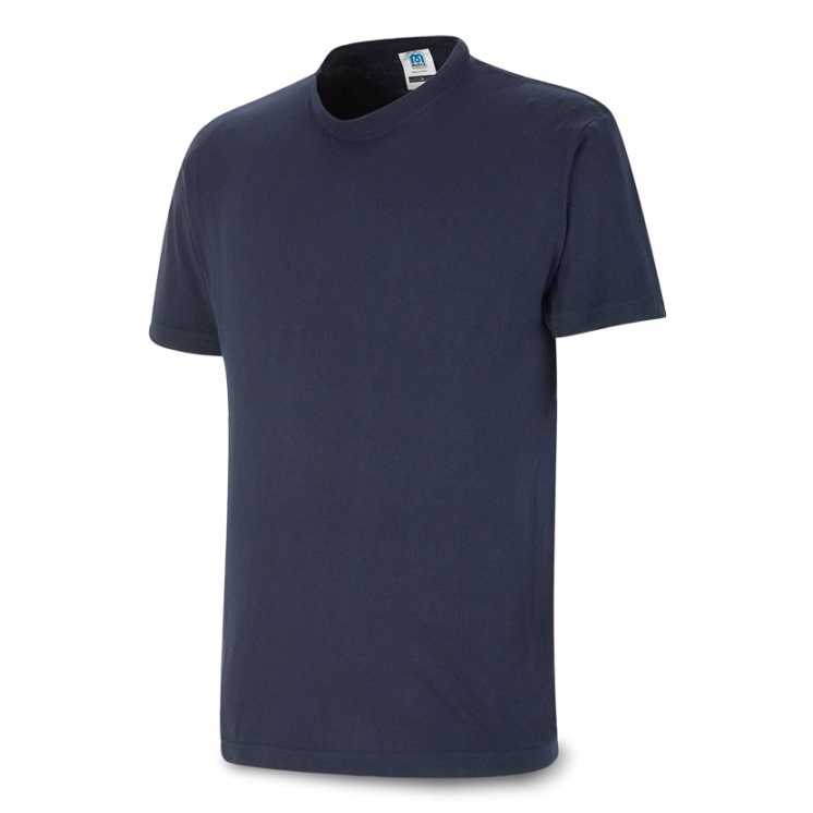 Camiseta manga corta 100% algodón azul marino 1288-TSA - Referencia 1288-TSA